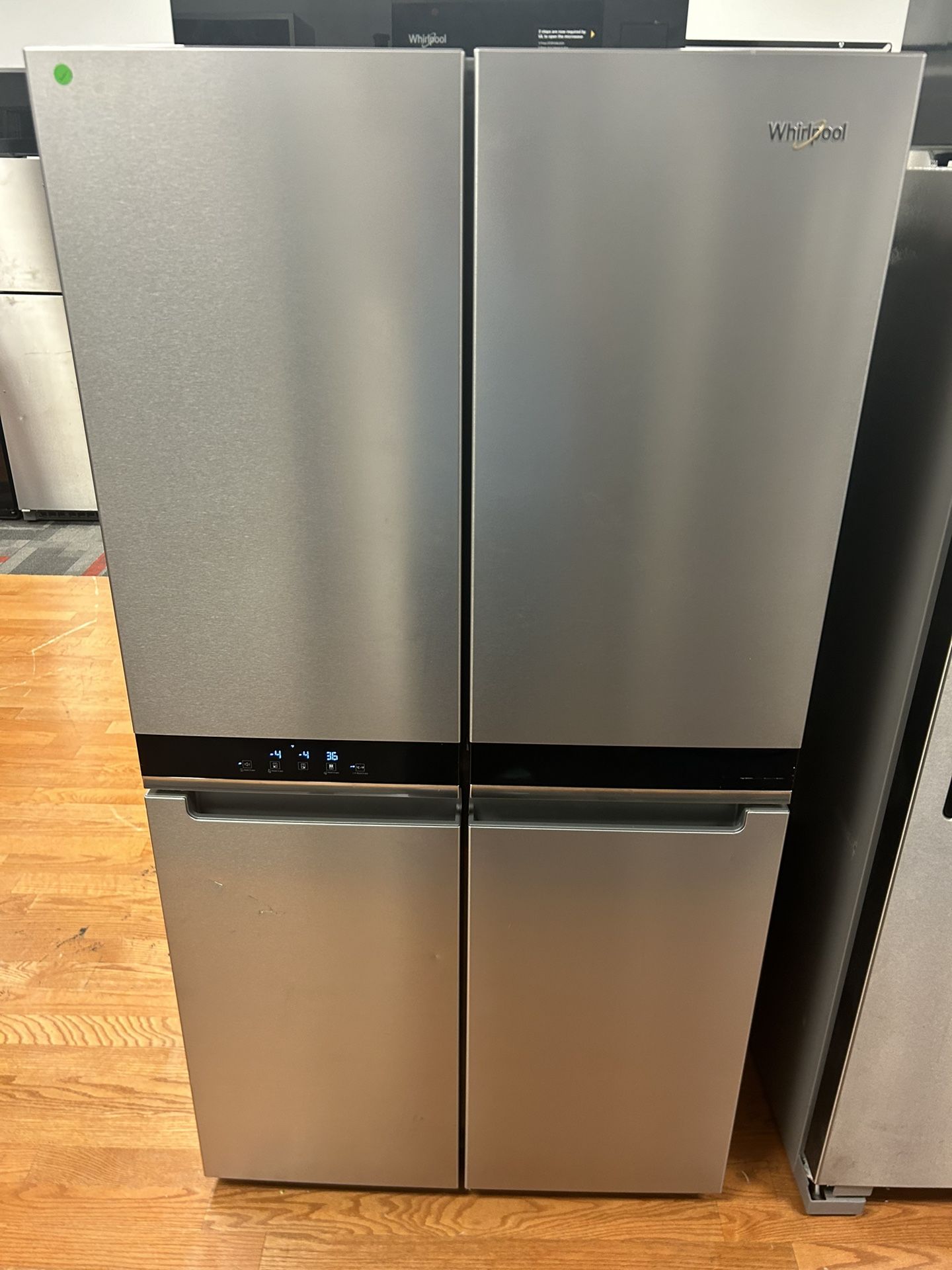 Whirlpool 36” 4-Door Flex Refrigerator - Interior Ice Maker - LED - Counter Depth Design