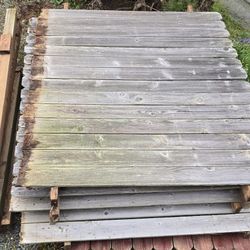 FREE CEDAR FENCE/ 4X4 POSTS