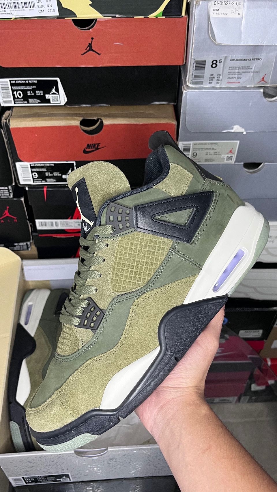 jordan 4 craft olive 
