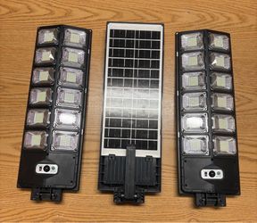 Solar panel lights