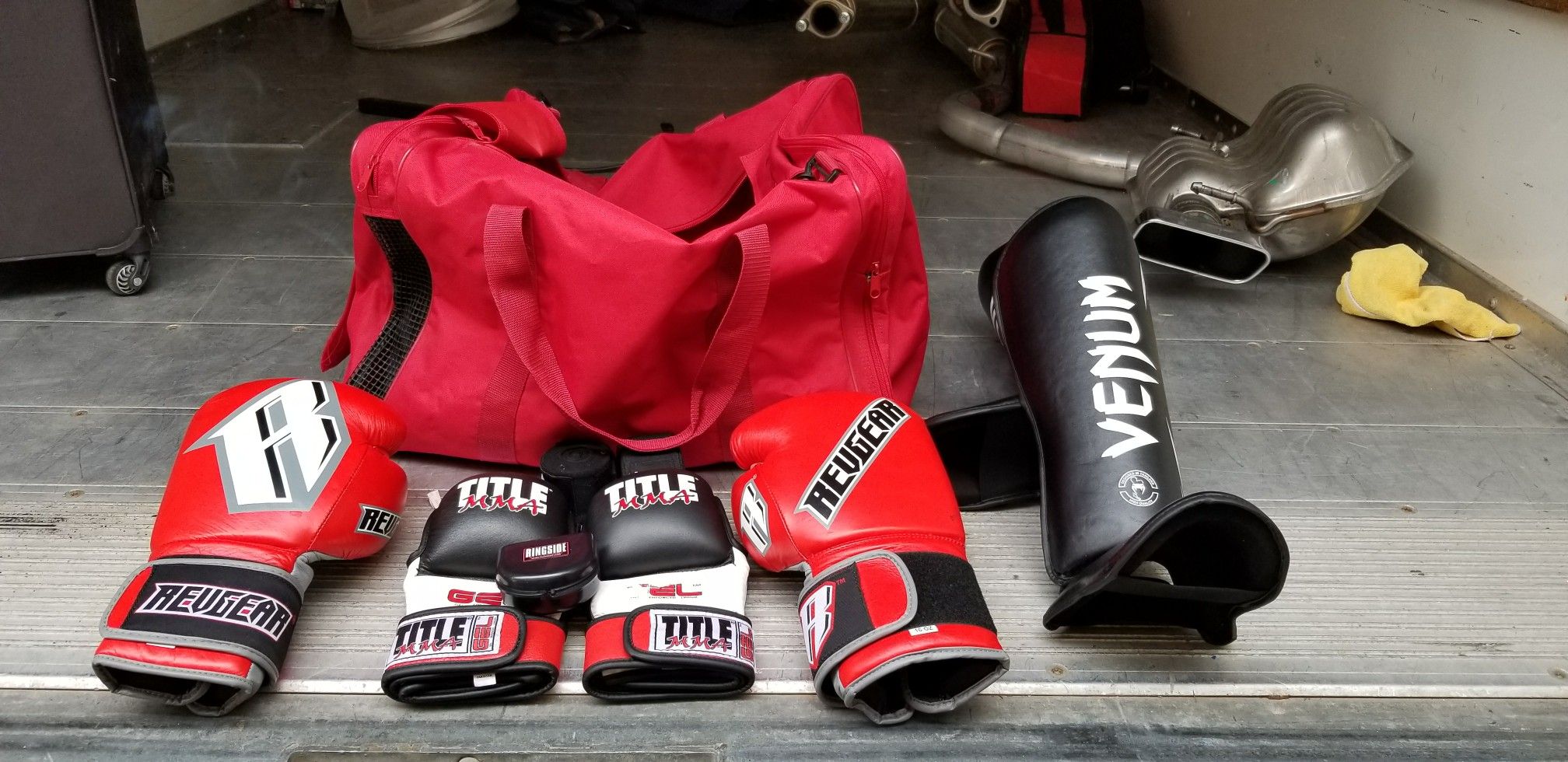 Boxing gloves and stuff