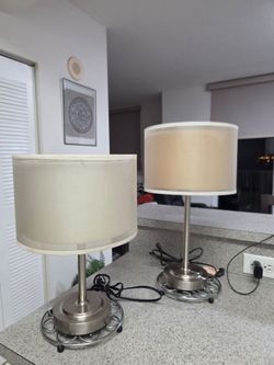 Two table traditional lamps