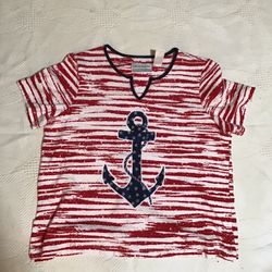 Ladies Shirts Size Large 1 Cardigan 10pc $15 Good Condition 
