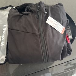 heated jacket size L black