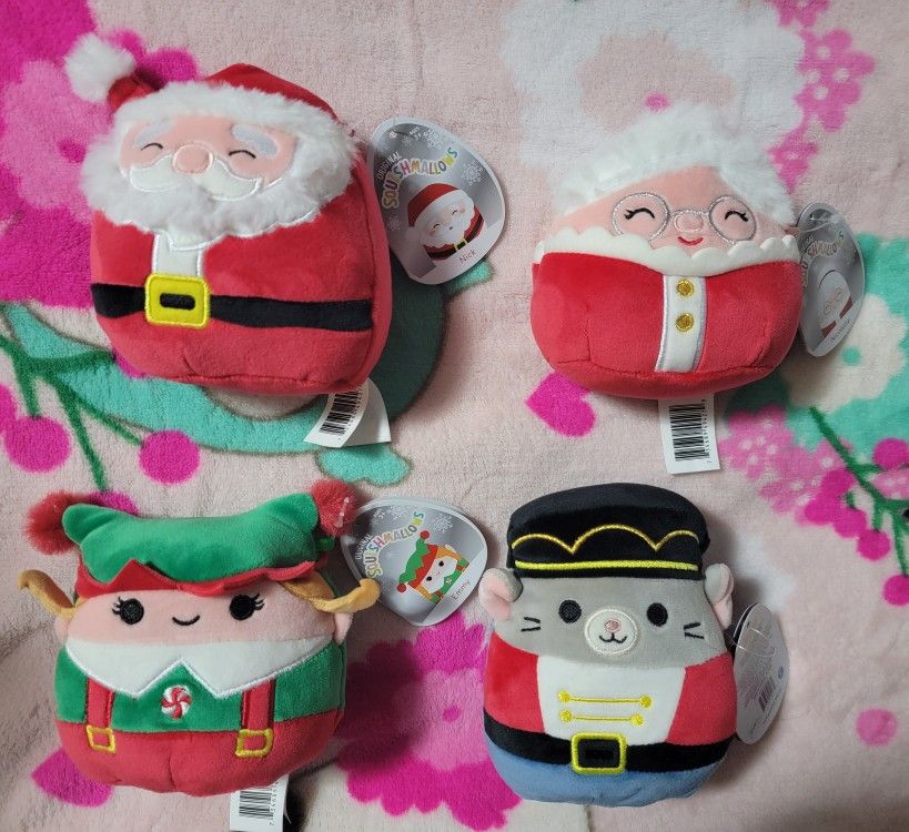 Christmas Squishmallow bundle 4.5"