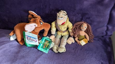Disney Vintage Tarzan Bean Bag Plush Lot