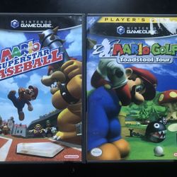 Mario Superstar Baseball & Mario Golf Toadstool Tour Bundles 