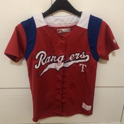 Texas Rangers BOYS Size Small Jersey 