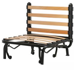LYCKSELE Chair bed frame, black