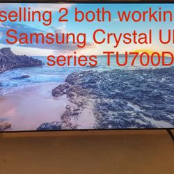 2 65’ TVs Samsung Crystal UHD 7 series TU700D