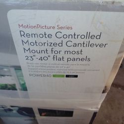 Motion Picture Series Remote Controlled Motorized Cavalier Mount For Most 23 To 40-in Flat Panel TVs Power 40