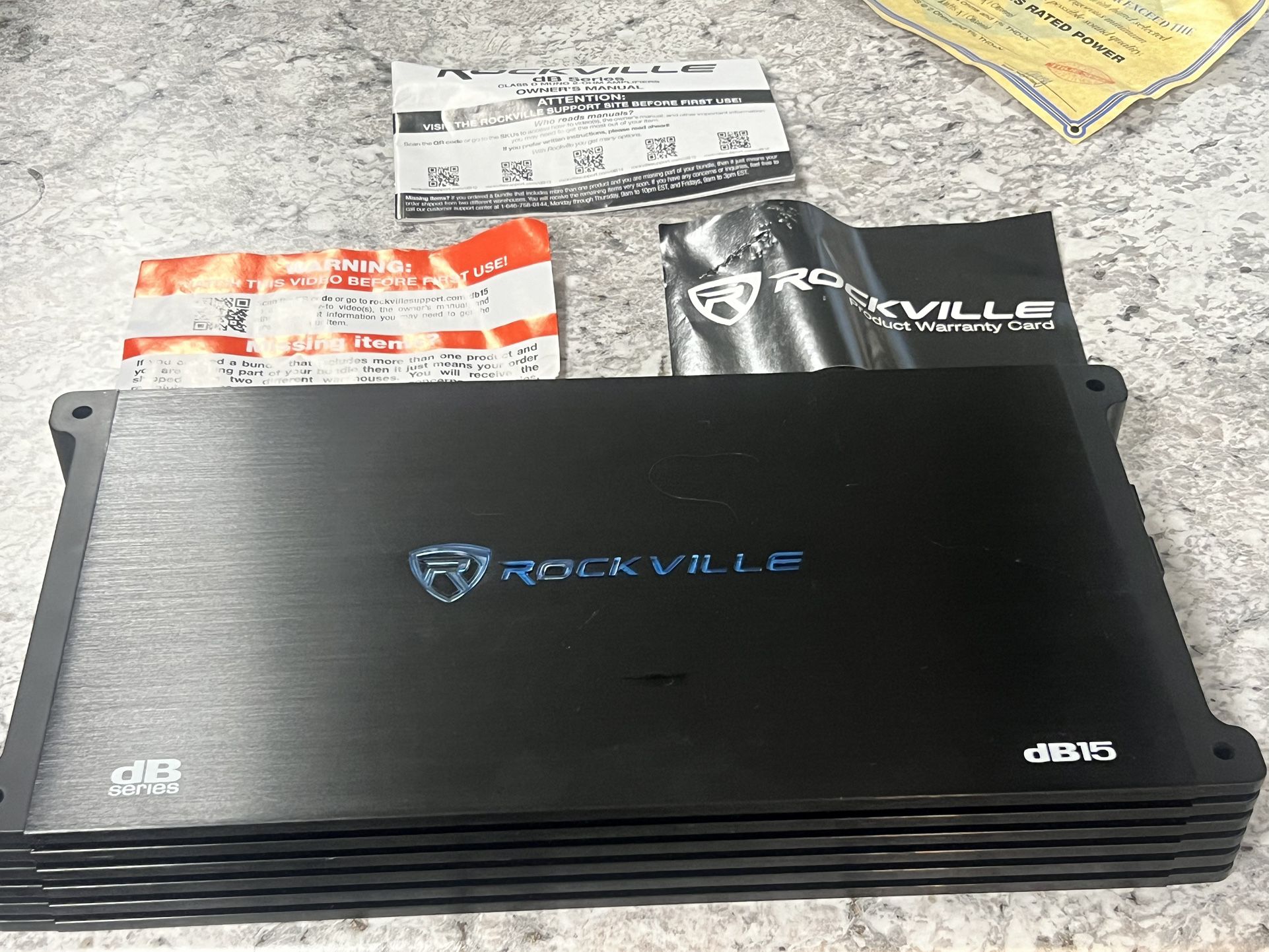 Rockville Audio Amplifier D-Class Mono Block