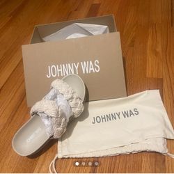 Brand New Johnny Was Sandals Size 7