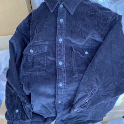 Size Large Men’s Black Corduroy Jacket