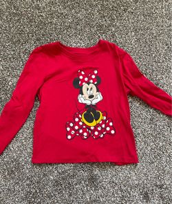 Mini mouse long sleeve toddler girl shirt
