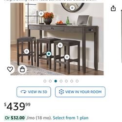 Farmhouse Dining height Table 