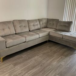 Modern sectional sofa sale- limited supply- zero interest Finance available- shop now pay later.  