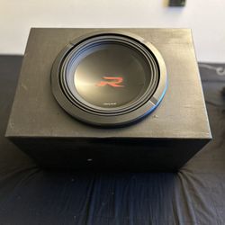 Alpine R2-W12D4 12" R-Series "R2" Subwoofer, Dual 4-Ohm, 750 Watt RMS -BOX INCLUDED SEALED ENCLOSURE