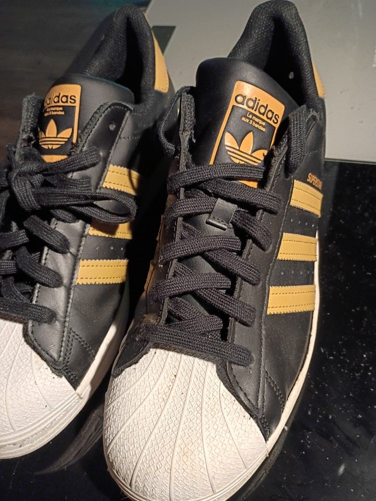 ADIDAS SUPER STAR SHOES MALE 10.5