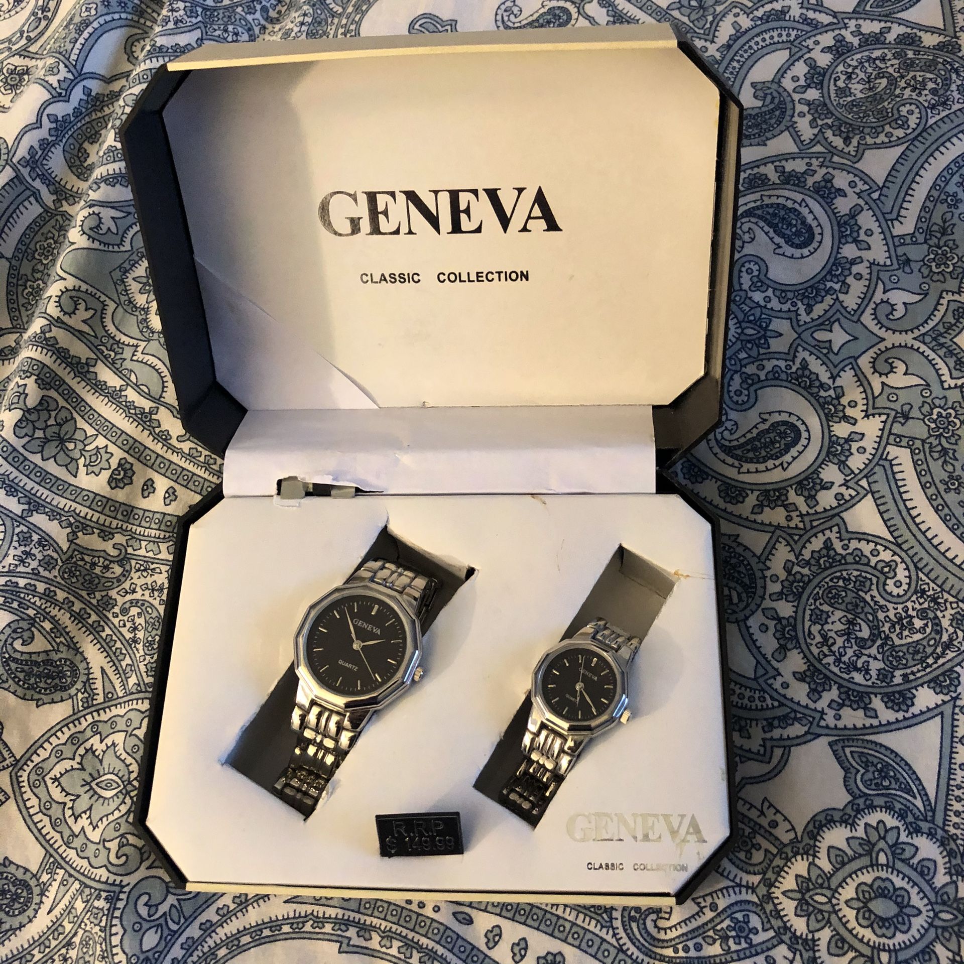 Geneva classic collection men's and women's watches for Sale in