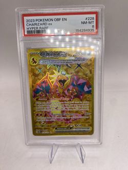 2023 Pokemon OBF En-Obsidian Flames Charizard EX Hyper Rare Card PSA 9 228/197