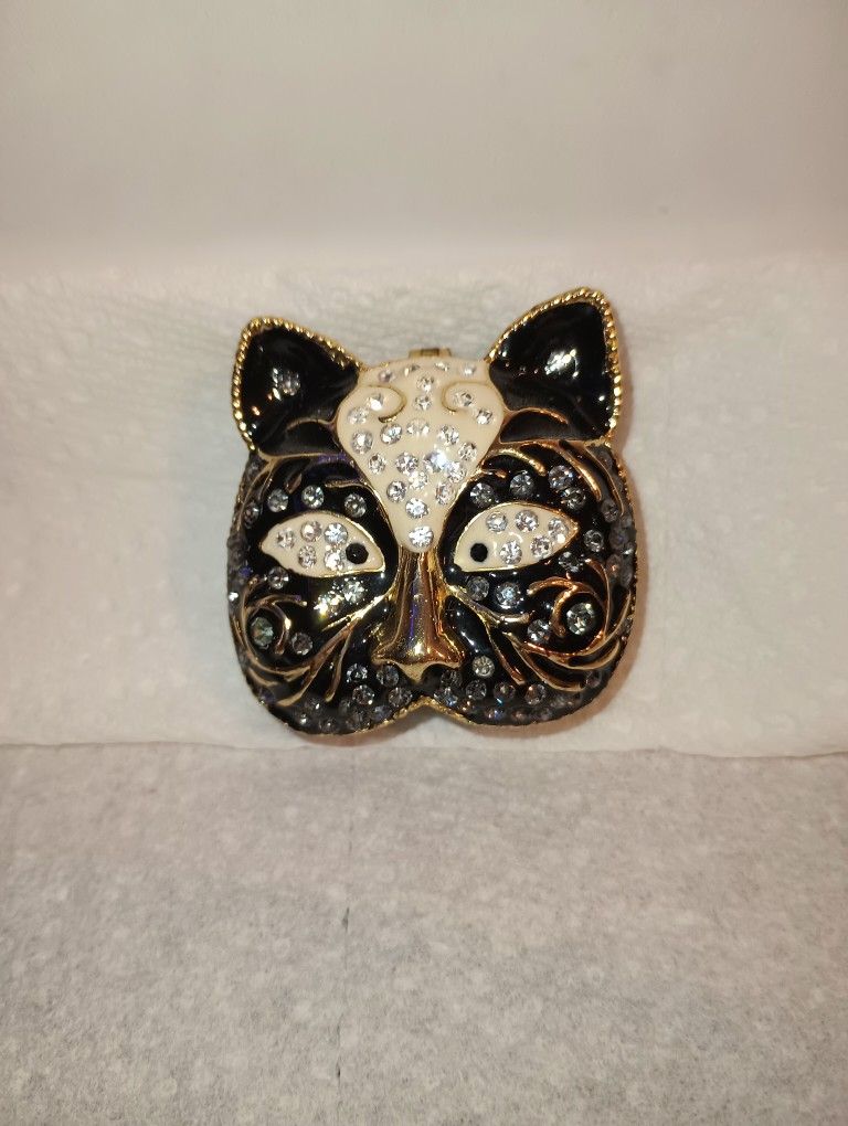 Cat Trinket Box (Metal)