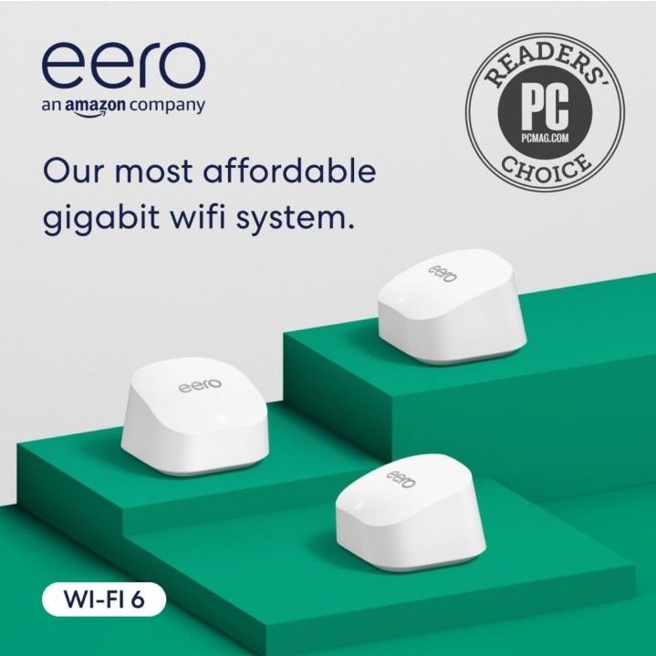 Amazon eero Pro 6 mesh 3 Pack