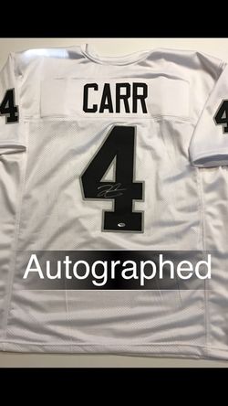 Derek Carr AUTOGRAPHED Raiders jersey