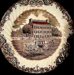 Antique English plates
