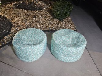 Outdoor Bean Bags/ Ottomans.