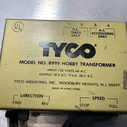 Tyco HO Electric Power Pack Train Transformer Model 899V Hobby Transformer VTG