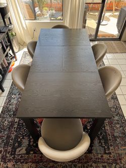 Wood Dining Table 72”