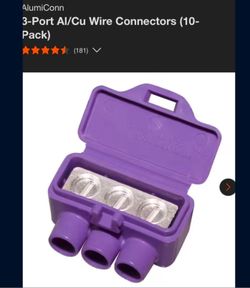 AlumiConn Wire Connector 3 Port
