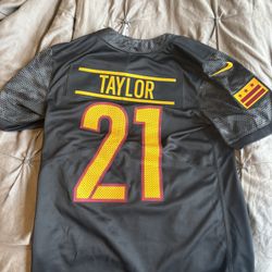 Black Sean Taylor Limited Edition Black Commanders Jersey 