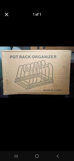 Pot rack organizer