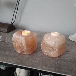 Himalayas Salt Candle Holders