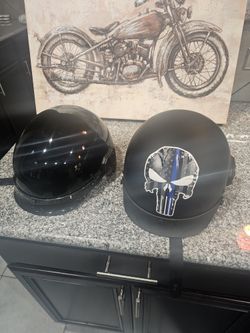 DOT Helmets $40.00 For Both.