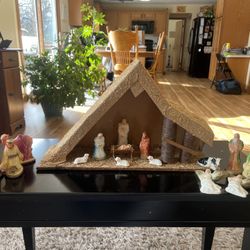 Vintage Nativity Set