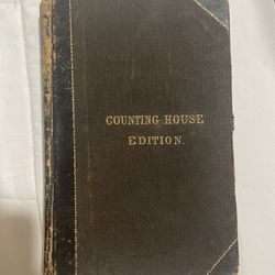 Antique Commercial Arithmetic Book (1866)