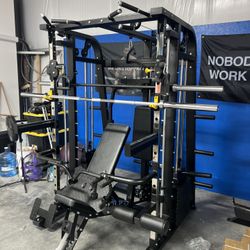 ‼️✅FREE DELIVERY/INSTALL 🚚🛠️ ULTIMATE Smith Machine 300🔥