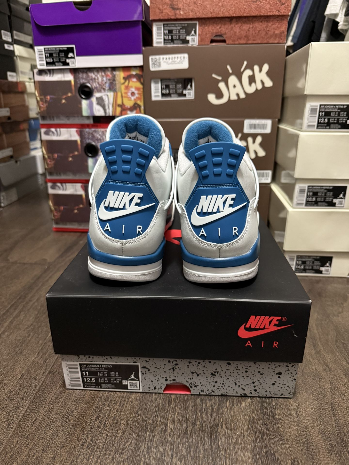 Jordan 4 Retro Military Blue Sz 11
