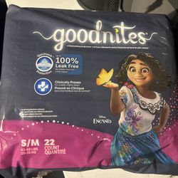 Goodnites Diapers Size S/m