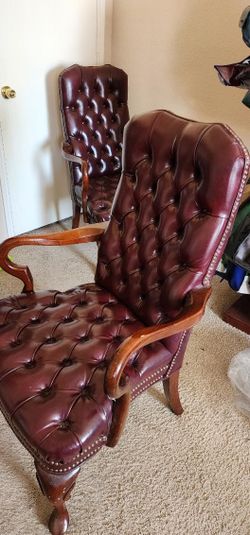 ANTIQUE STYLE ARM CHAIRS