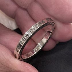 Brand New Chrome Hearts Las Vegas F**k You Spacer Ring 925 Sterling Silver Size 12