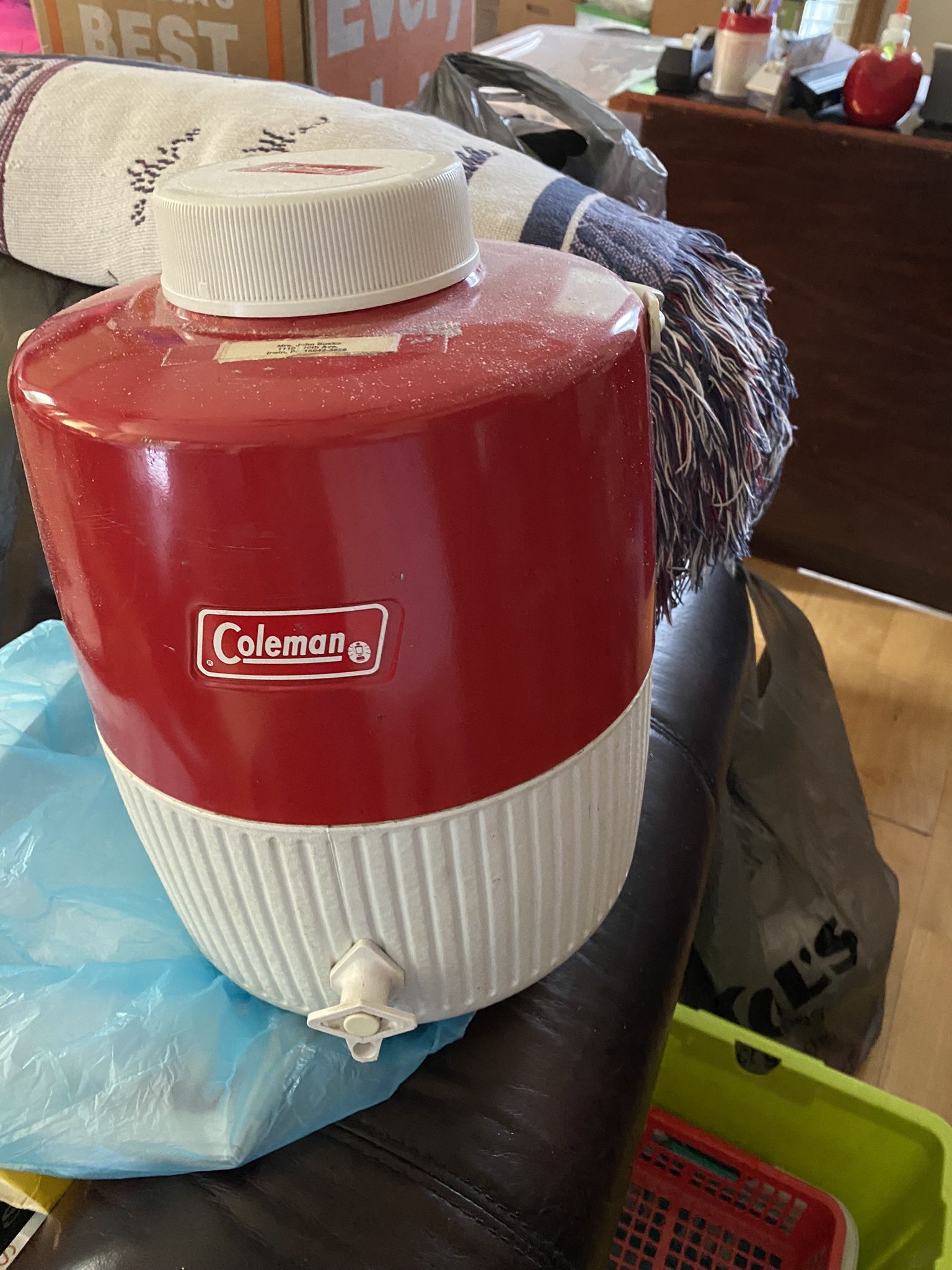 Coleman Water Cooler Need Gone 