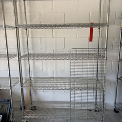 Metal Wire Shelving Unit