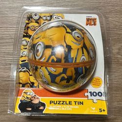 Minions DESPICABLE ME 3 100 PC PUZZLE WITH TIN SEALED