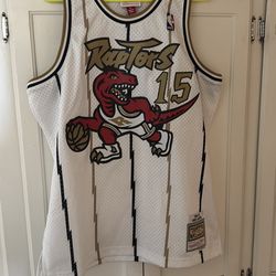 Toronto raptors hardwood classic jersey size Large