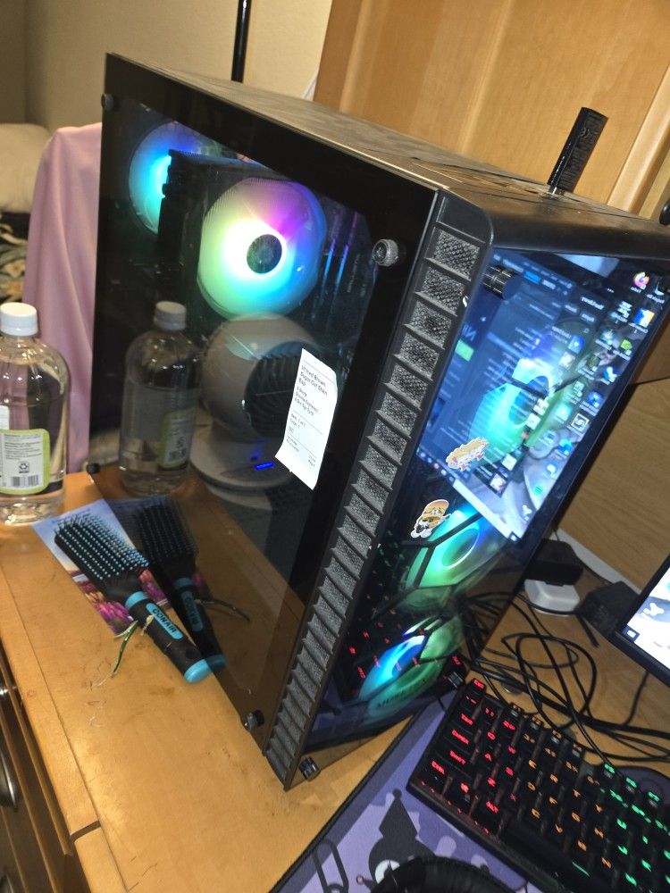Custom RGB Gaming PC | i7-10700K | GTX 1660 GPU | 16GB DDR4 RAM | 500 GB HDD + 250 GB SSD + 2TB SS