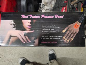 Manicure practice hand
